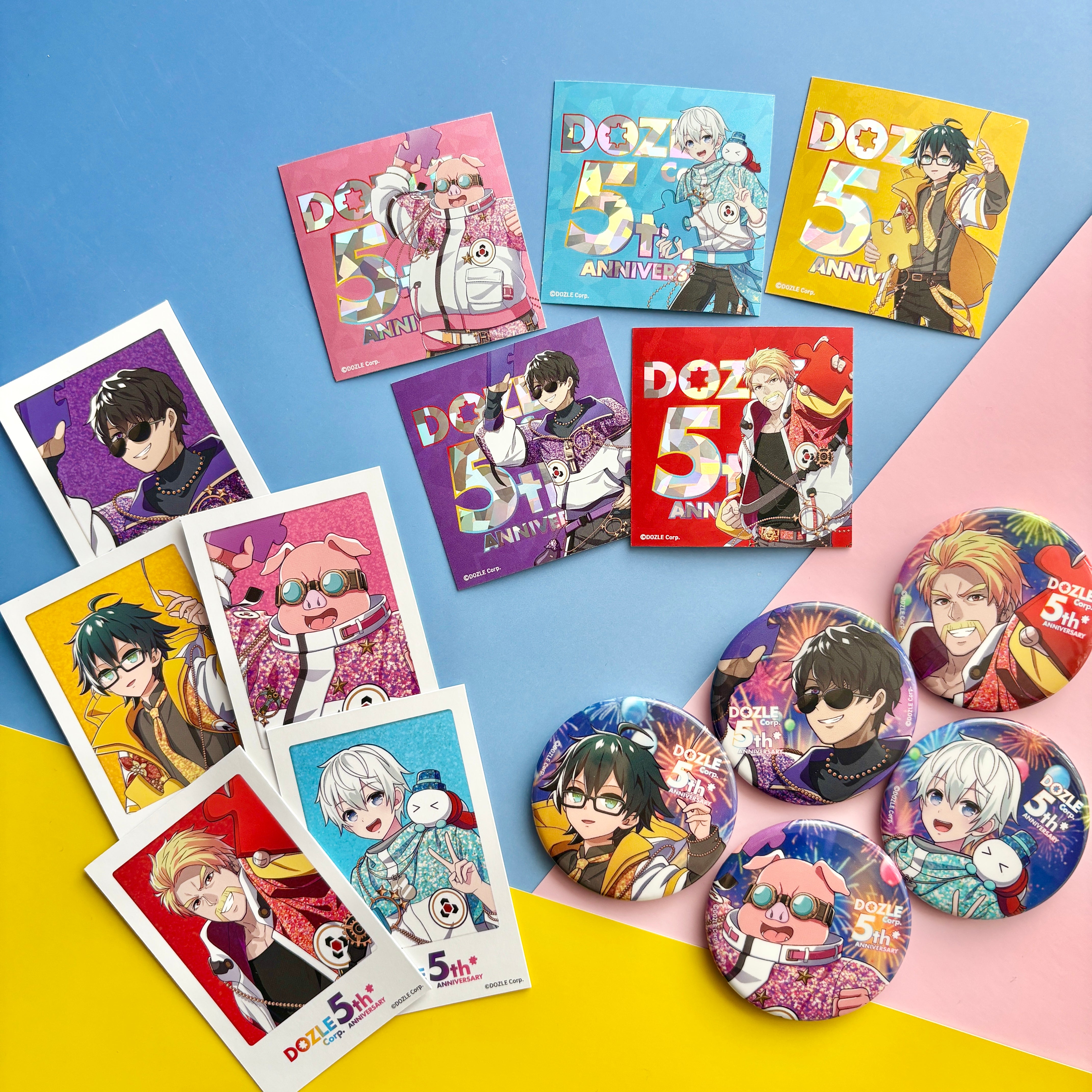 ドズル社5周年 きらきらステッカー おおはらMEN – ドズル社ストア