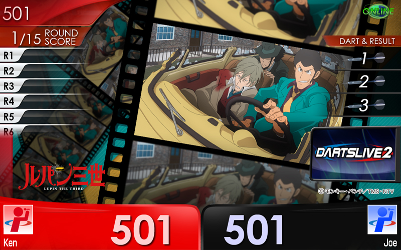 TVアニメ『ルパン三世』×ダーツライブ | キャンペーン | ダーツライブ