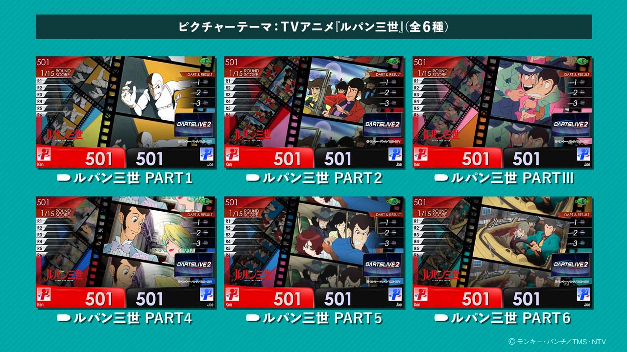 TVアニメ『ルパン三世』×ダーツライブ | キャンペーン | ダーツライブ
