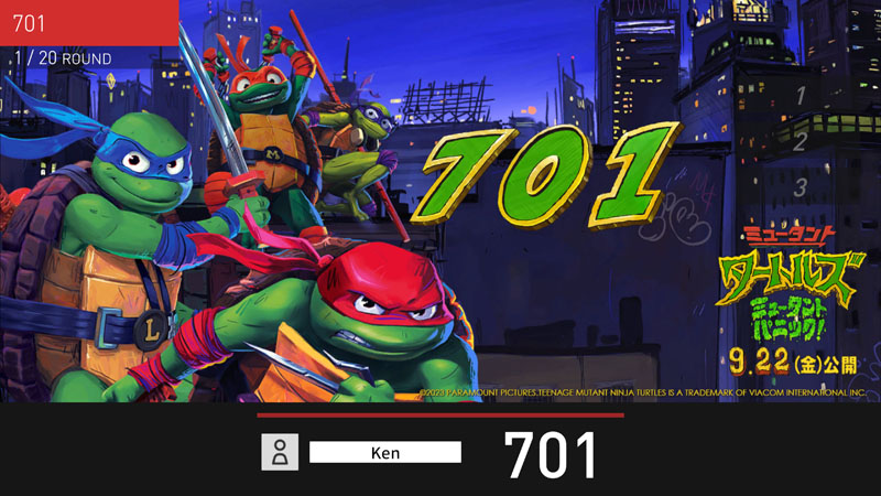 映画『ミュータント・タートルズ：ミュータント・パニック！』​ コラボ