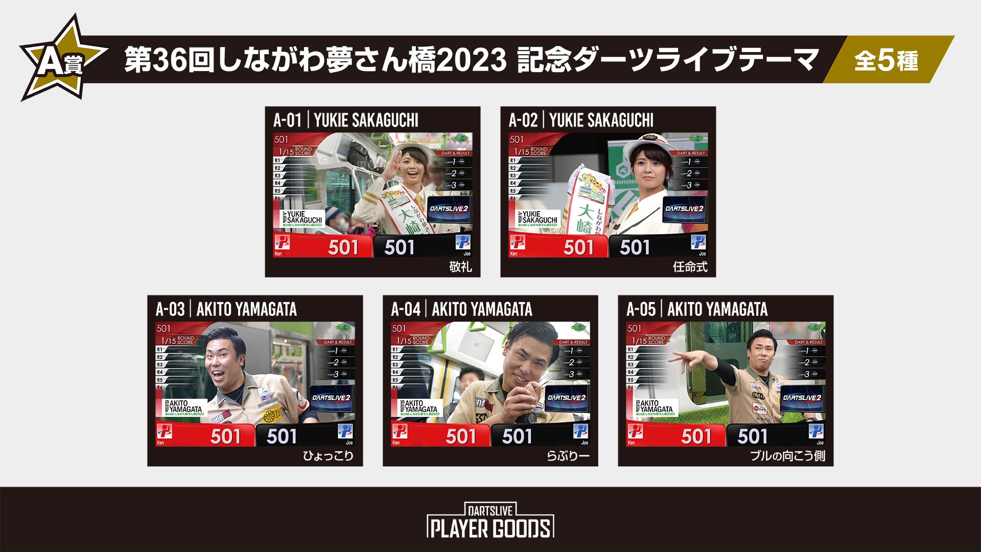 ダーツライブプレイヤーグッズくじ BLACK HOLE 2024 Vol.1 2月22日（木