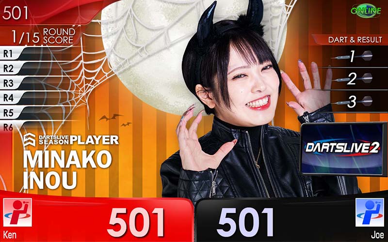 期間限定】ダーツライブプレイヤー新作テーマ『TRICK OR TREAT』本日