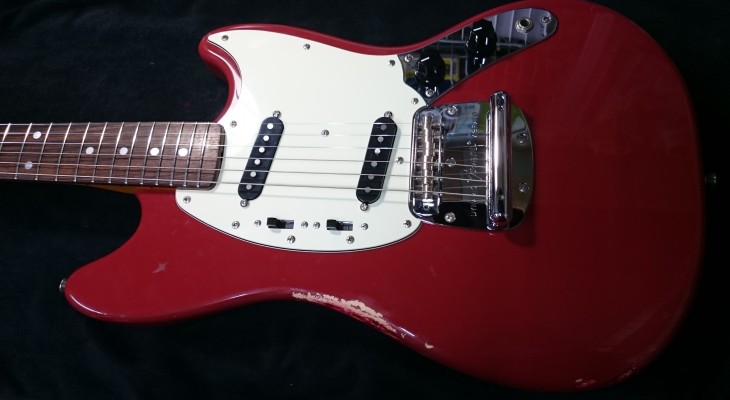 FenderJapan ムスタング ペグ交換＆PU交換 | ギターリペア工房DNS-Draw