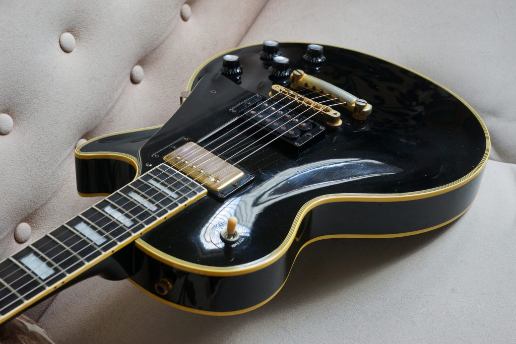 Greco EGC Les Paul Custom (Ebony Black Around 1990 Made In Japan