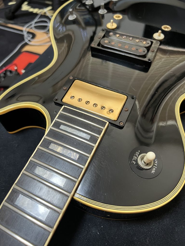 Greco EGC Les Paul Custom (Ebony Black Around 1990 Made In Japan