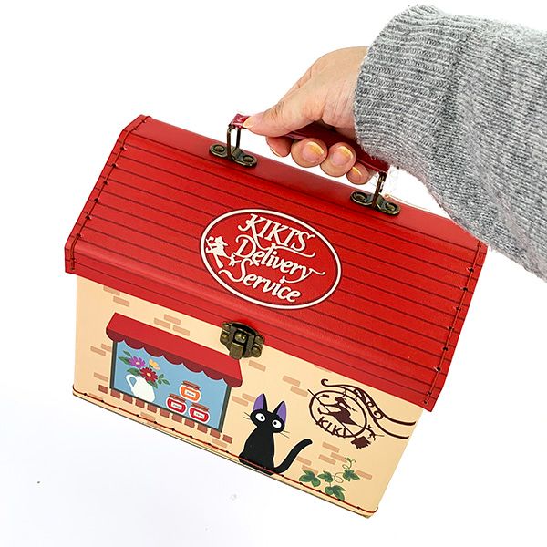 dショッピング |スタジオジブリ 魔女の宅急便 持ち手付家型箱 ジジ