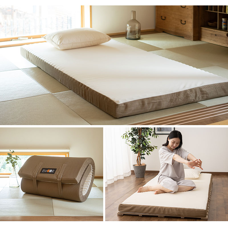 dショッピング |【在庫処分】 マットレス ダブル 固定バンド付 丸巻き