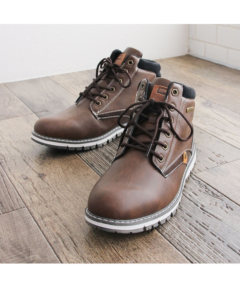 dショッピング |エドウィン ブーツ メンズ 防水 防滑 レースアップ