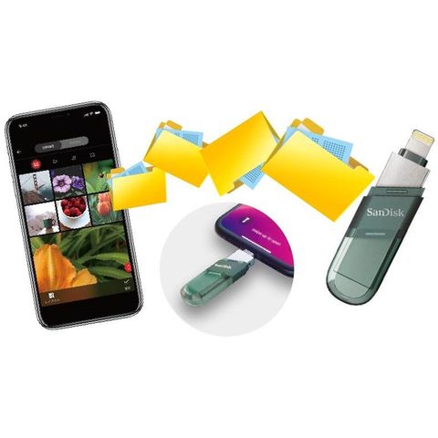 dショッピング |docomo select iXpand Flip フラッシュドライブ 256GB