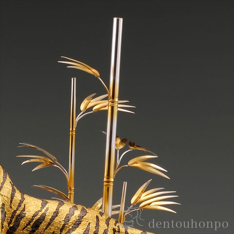 dショッピング |純金 猛虎 A 300g ( 光則（金工芸） 木札名入れ有料