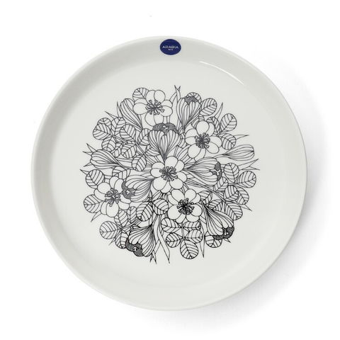 dショッピング |アラビア クロッカス プレート 19cm ブラック ARABIA