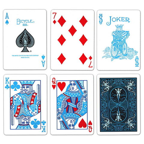 dショッピング |トランプカード バイスクル ブラック×ブルー 【BICYCLE