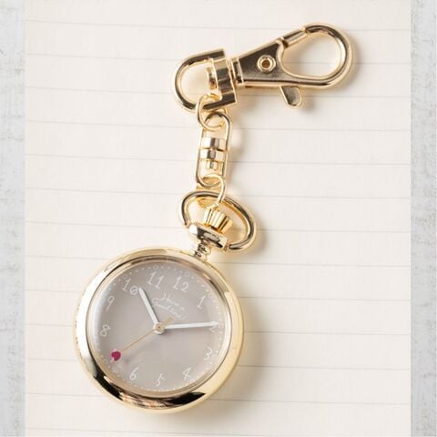 dショッピング |懐中時計 レディース ハート 手書き風 キーホルダー