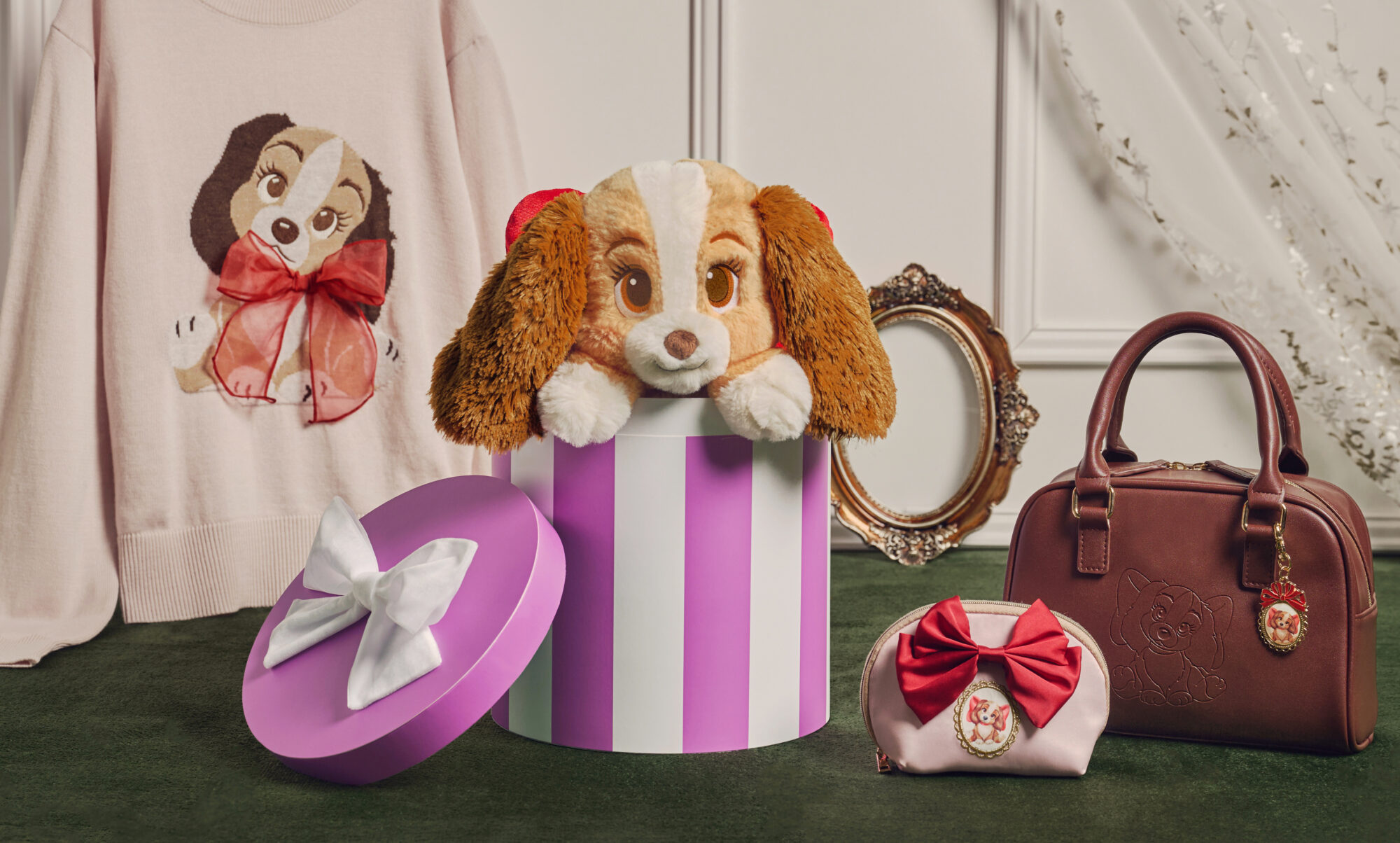 ディズニーストア『わんわん物語』70周年記念グッズをリリース