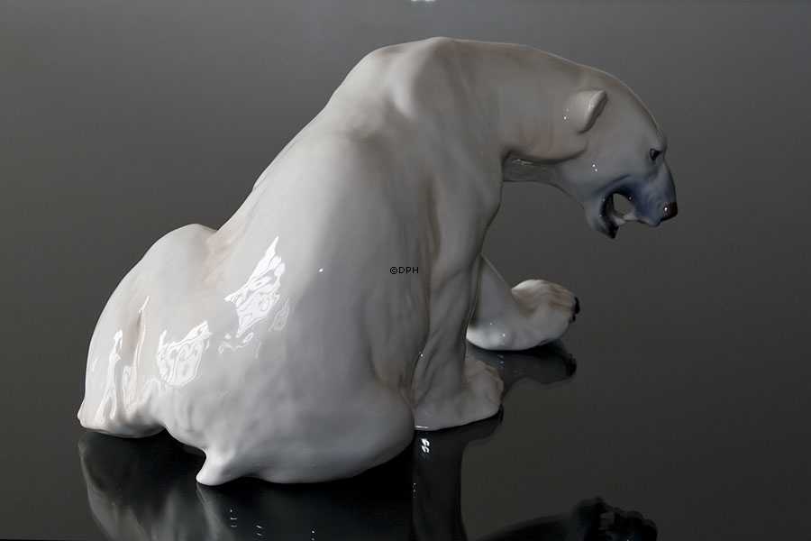 Polar Bear, Bing & Grondahl figurine no. 1857 or 433 | No. 1020433