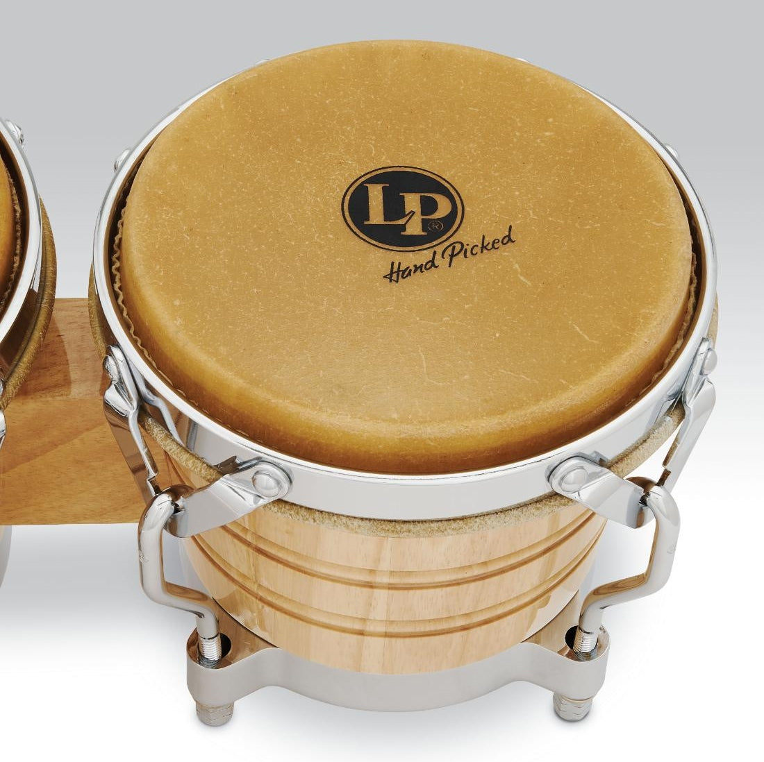 LP Generation II Wood Bongos Gloss Natural w/Traditional Rims