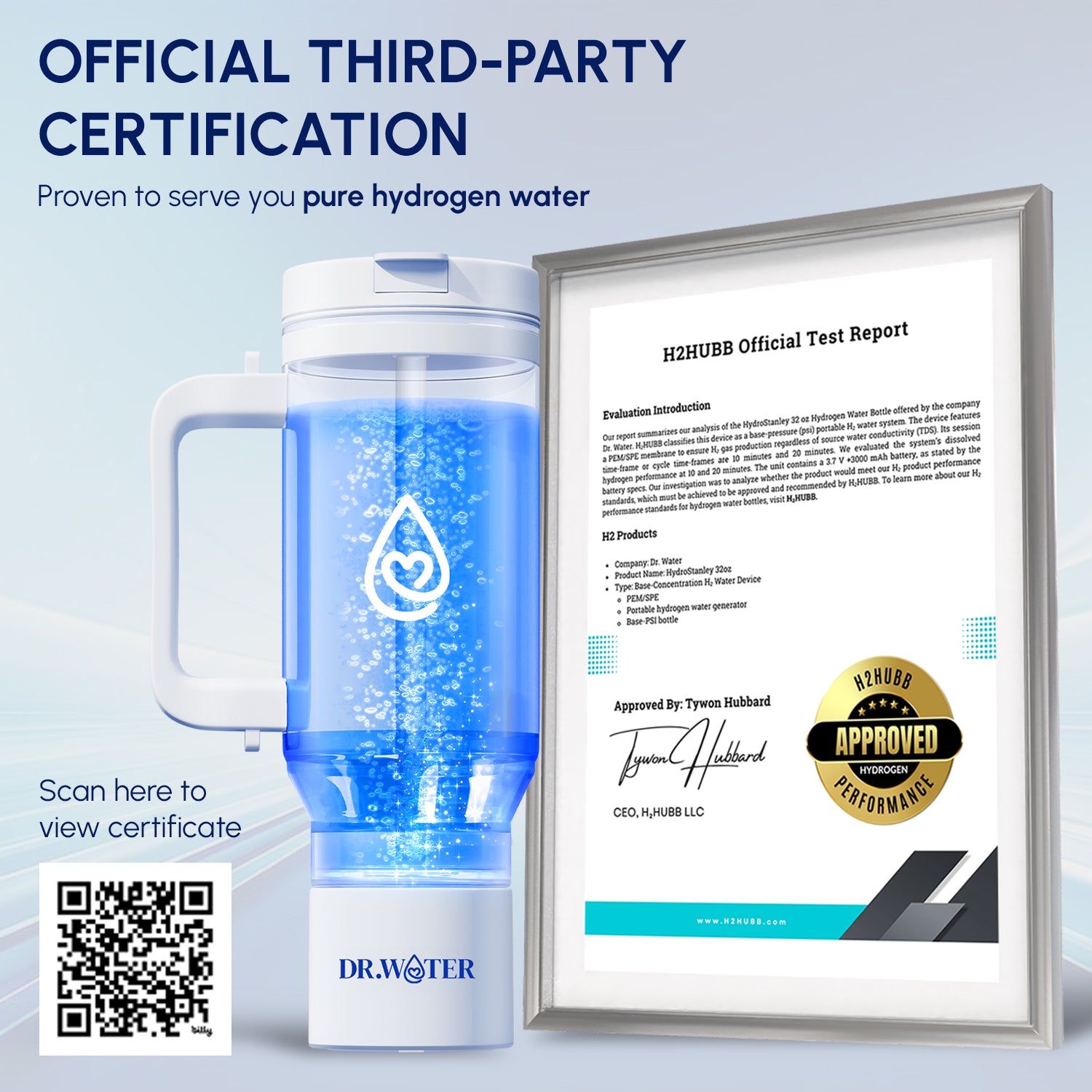 HydroTumbler – High Hydrogen Concentration Water Bottle | Dr