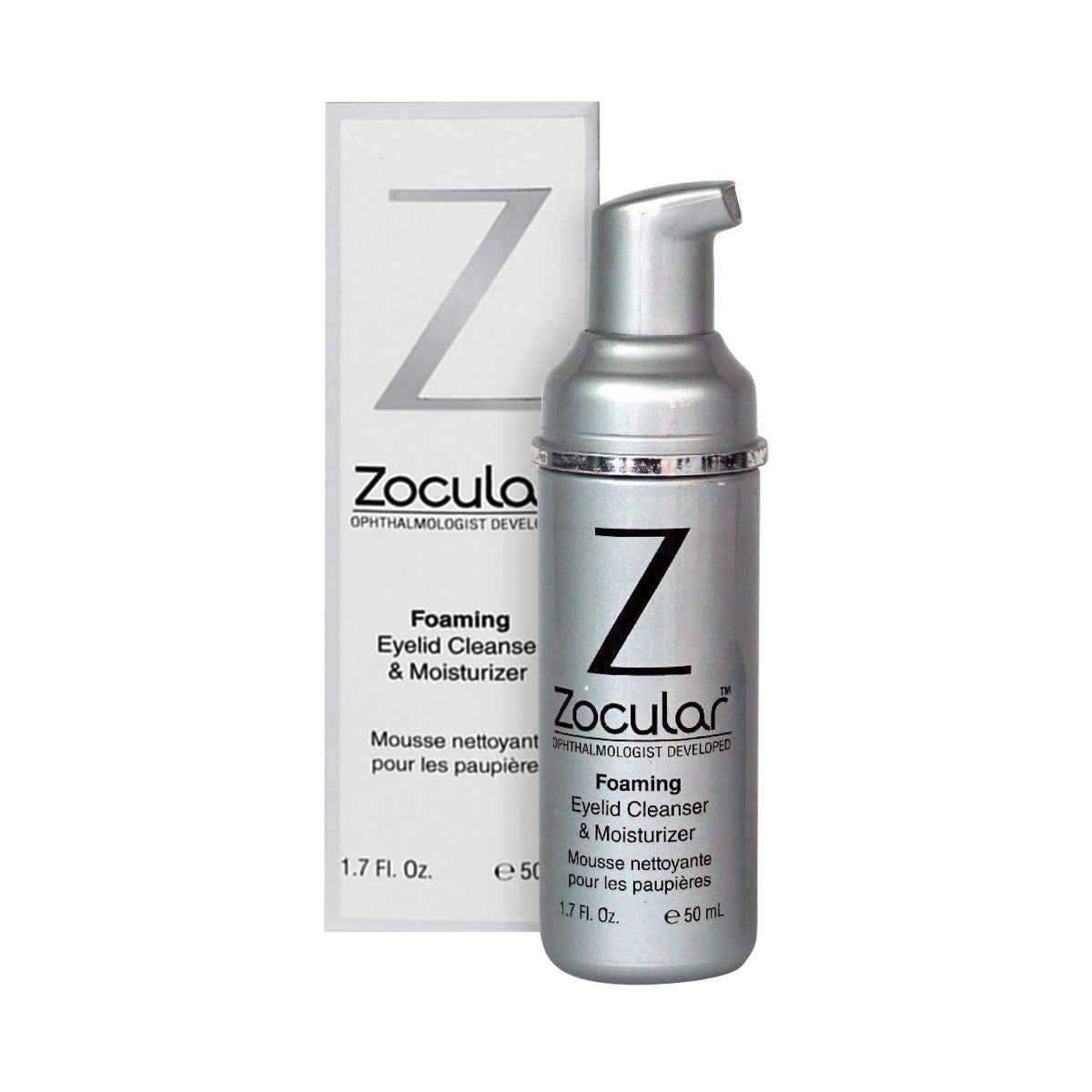 ZocuFoam Eyelid Cleanser Foam and Moisturizer (3 Month Supply