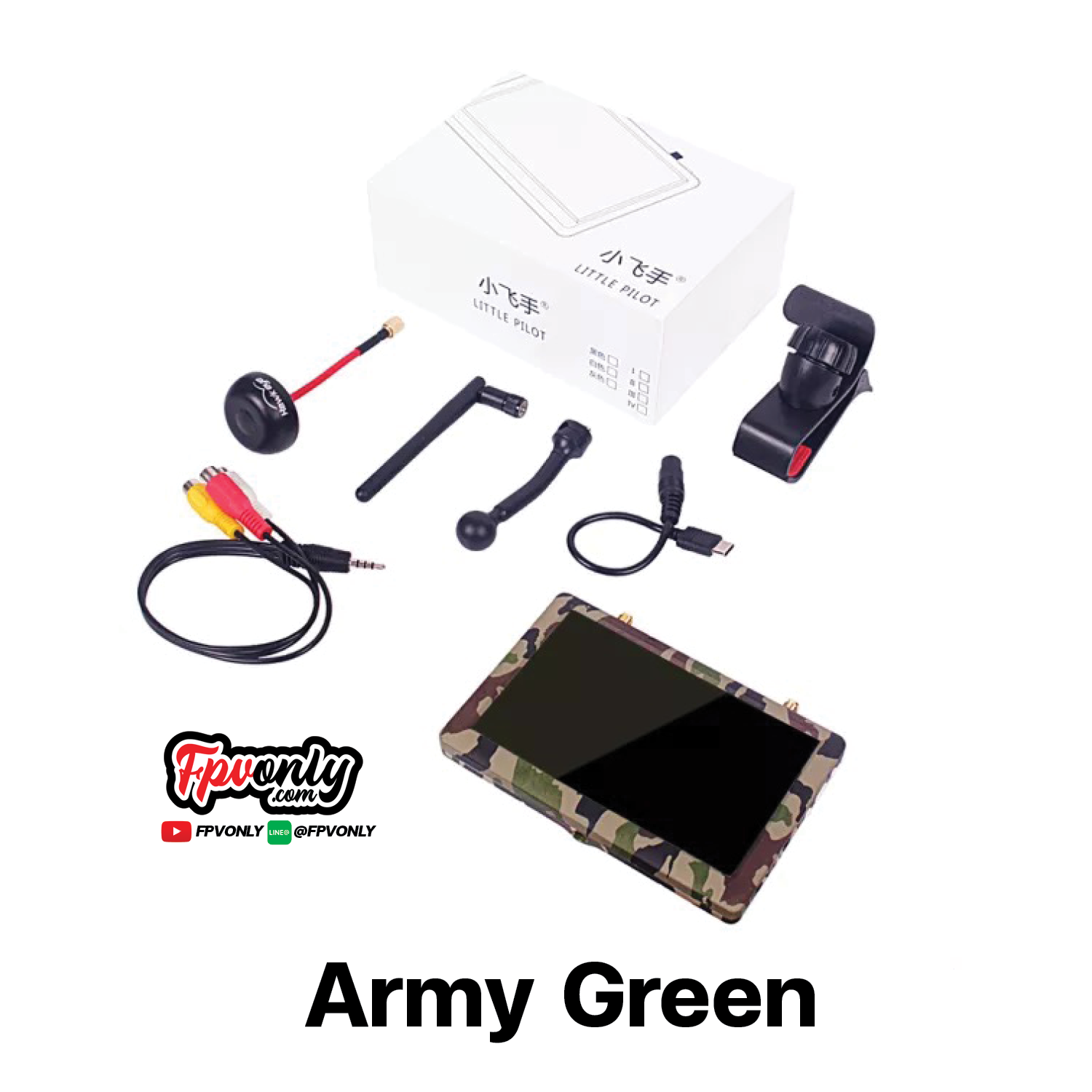 New Hawkeye Little Pilot 4 IV V.2 2022 จอ fpv 5นิ้ว 5.8G บันทึกได้