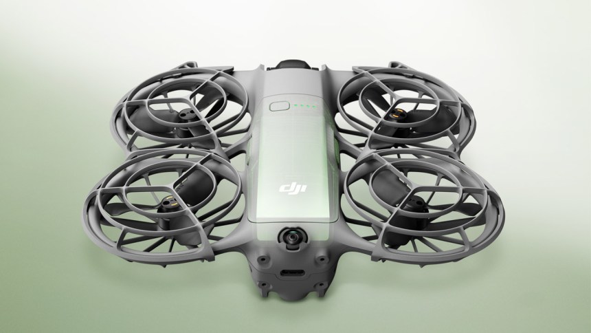 DJI、最軽量ドローン「Neo 2」発表。全方向障害物検知を搭載、手のひら
