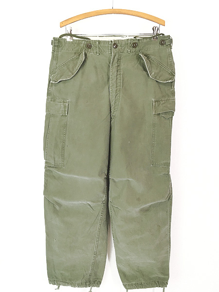 古着 50s 米軍 US ARMY M-51 ヘビー コットンサテン フィールド カーゴ