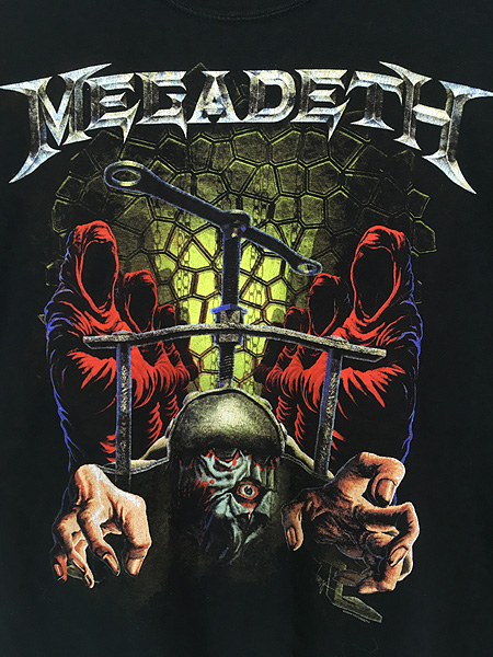 古着 00s MEGADETH 「Head Crusher」 ヘヴィ メタル ロック バンド T