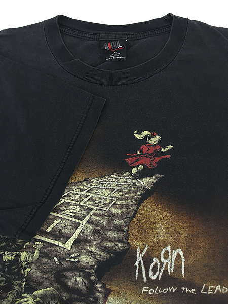 古着 90s KORN 「Follow The Leader」 ミクスチャー ラップ メタル