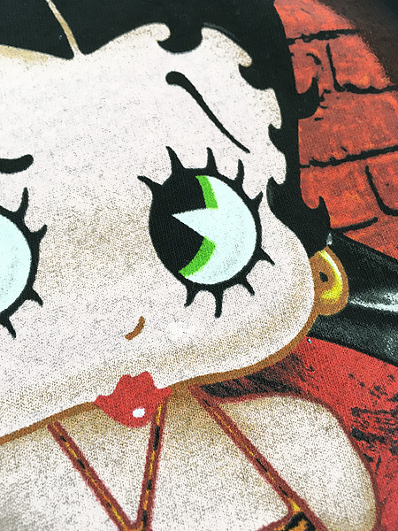 レディース 古着 00s BETTY BOOP ベティ ブープ 「WILD THING」 BIG