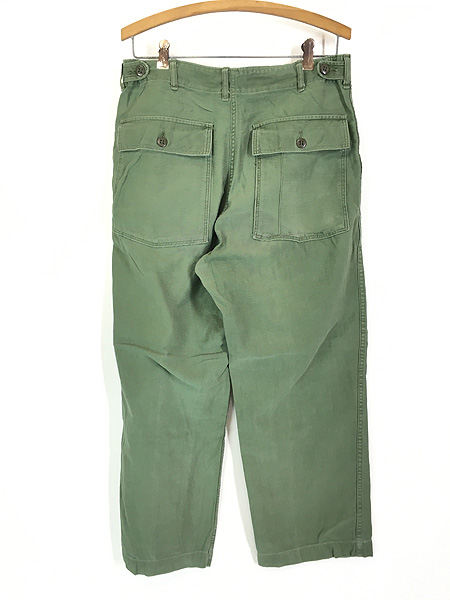 古着 60s 米軍 US ARMY 「初期」 ダメージ リペア 8.5oz コットン