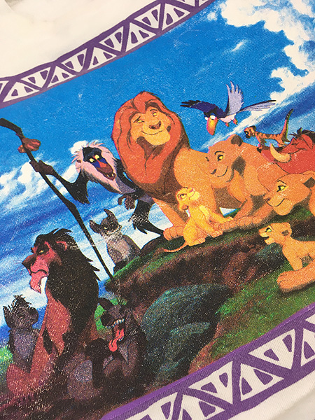 古着 90s USA製 Disney The Lion King ライオンキング 豪華