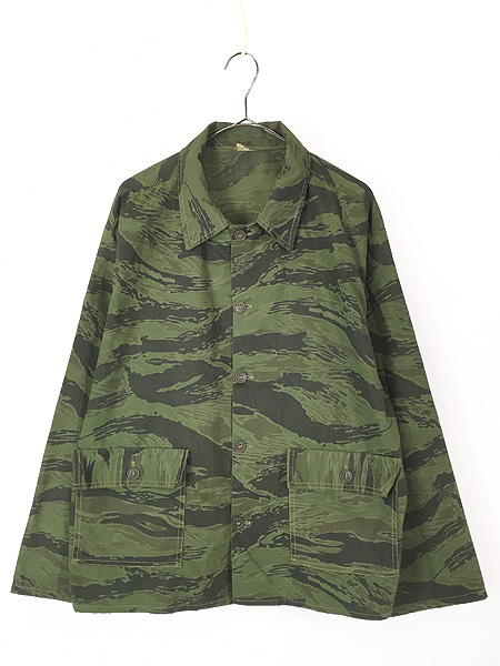 古着 60s ナム戦 タイガー ストライプ カモ 迷彩 カバーオール