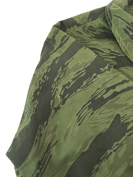 古着 60s ナム戦 タイガー ストライプ カモ 迷彩 カバーオール