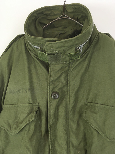 古着 70s 米軍 US ステンシル M-65 2nd アルミジップ ミリタリー