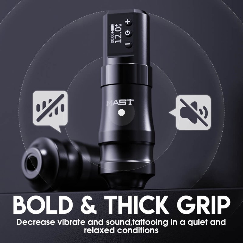 Tattoo Kit | Mast Mini Wireless Tattoo Machine Professional Bundle