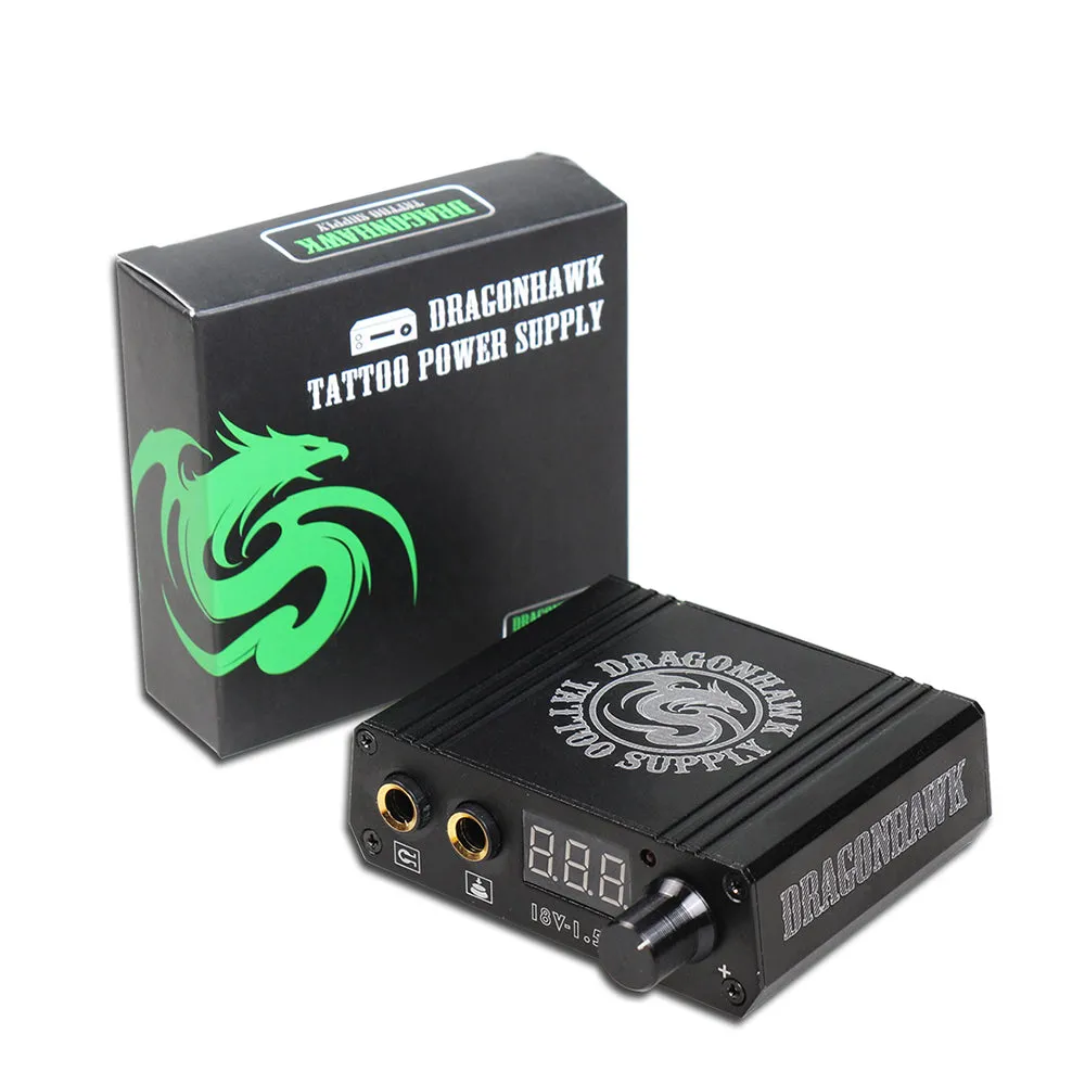 LCD Portable Mini Tattoo Power Supply - DragonHawk® Tattoo Supply