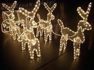 イルミネーション トナカイ＆ソリ
