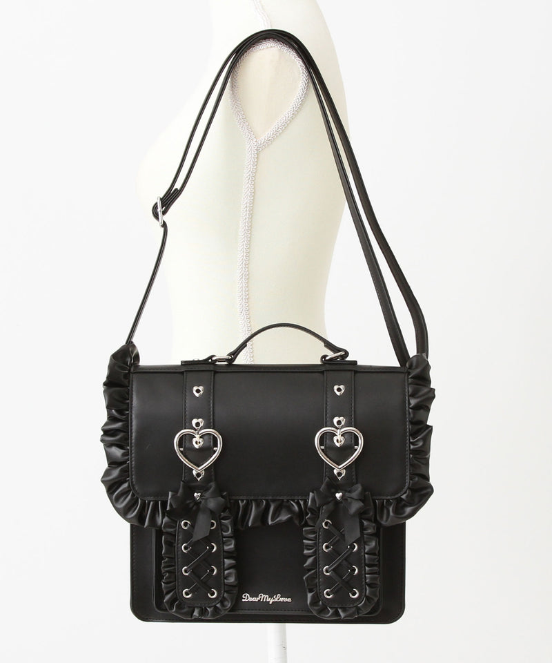 ときめきハートうさ耳フリルショルダー痛バッグ – レディース