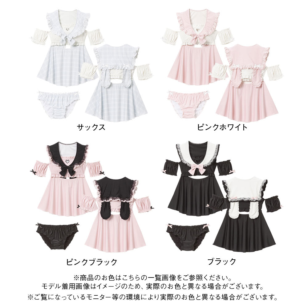 うさ耳セーラー着せ替え水着 – レディースファッション通販の夢展望
