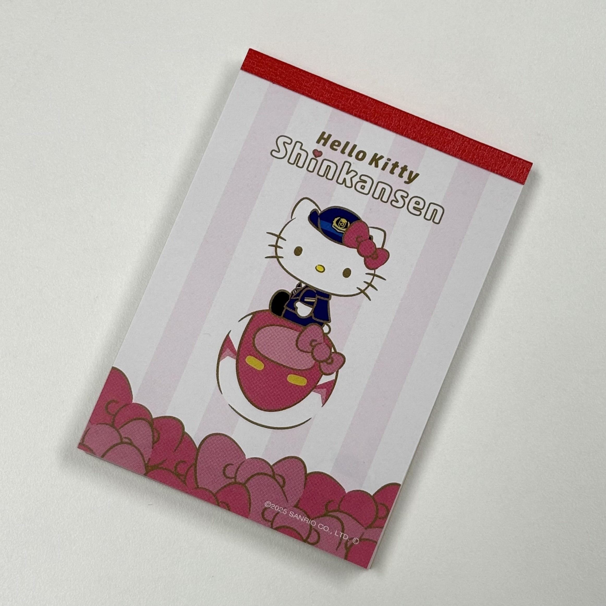 ありがとうハローキティ新幹線 メモ帳 Ribbon: 鉄道グッズ│DISCOVER