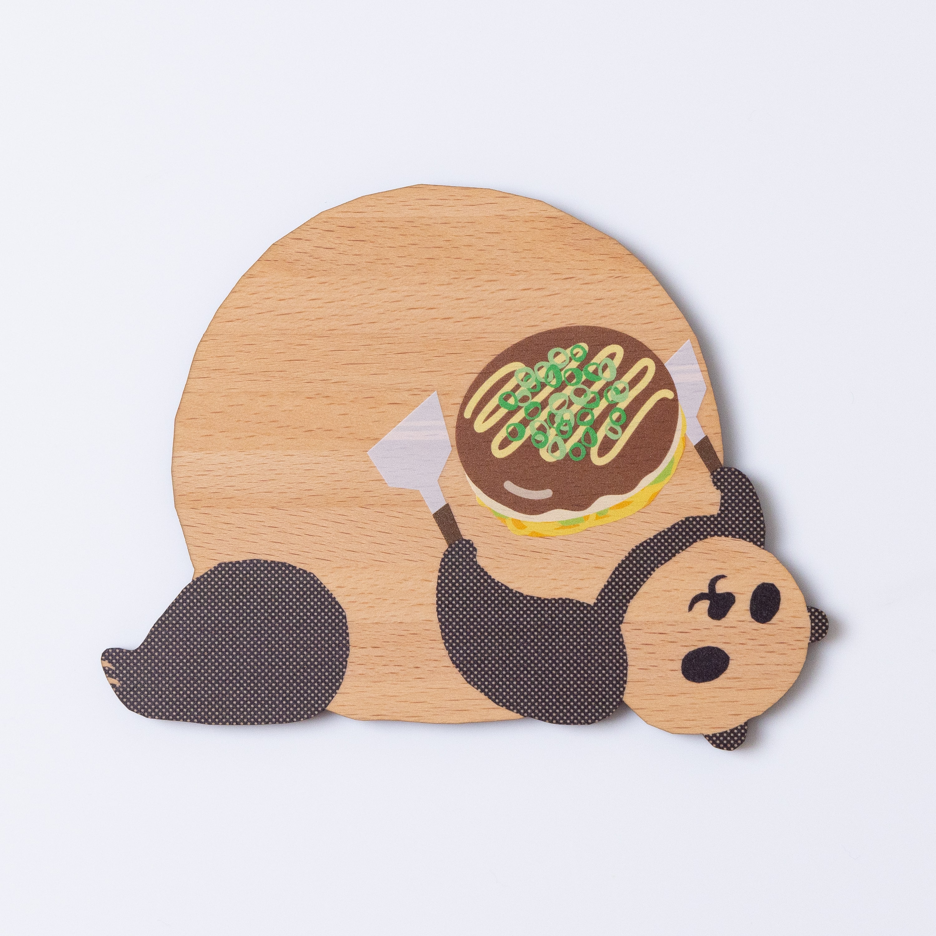 Ten＆O木製プレート 広島コレクション 「パンダ」: せとうちエリア