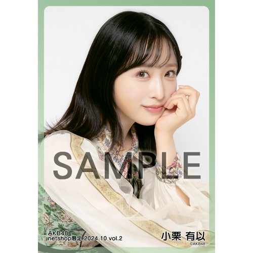 予約商品】AKB48 2024年10月度 net shop限定個別生写真5枚セットvol.2