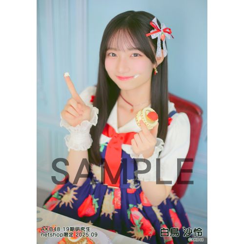 予約商品】AKB48 19期研究生 2025年9月度 net shop限定個別生写真5枚
