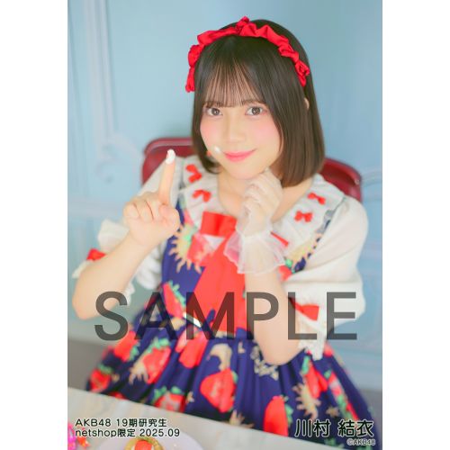 予約商品】AKB48 19期研究生 2025年9月度 net shop限定個別生写真5枚