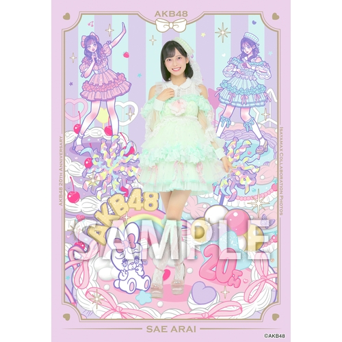 AKB48×アーティストコラボ生写真 isayamax 個別生写真6枚セット 新井彩