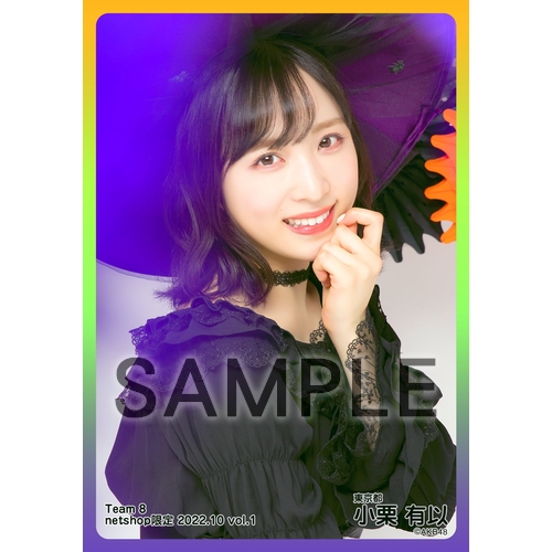 予約商品】AKB48 チーム8 2022年10月度 net shop限定個別生写真5枚