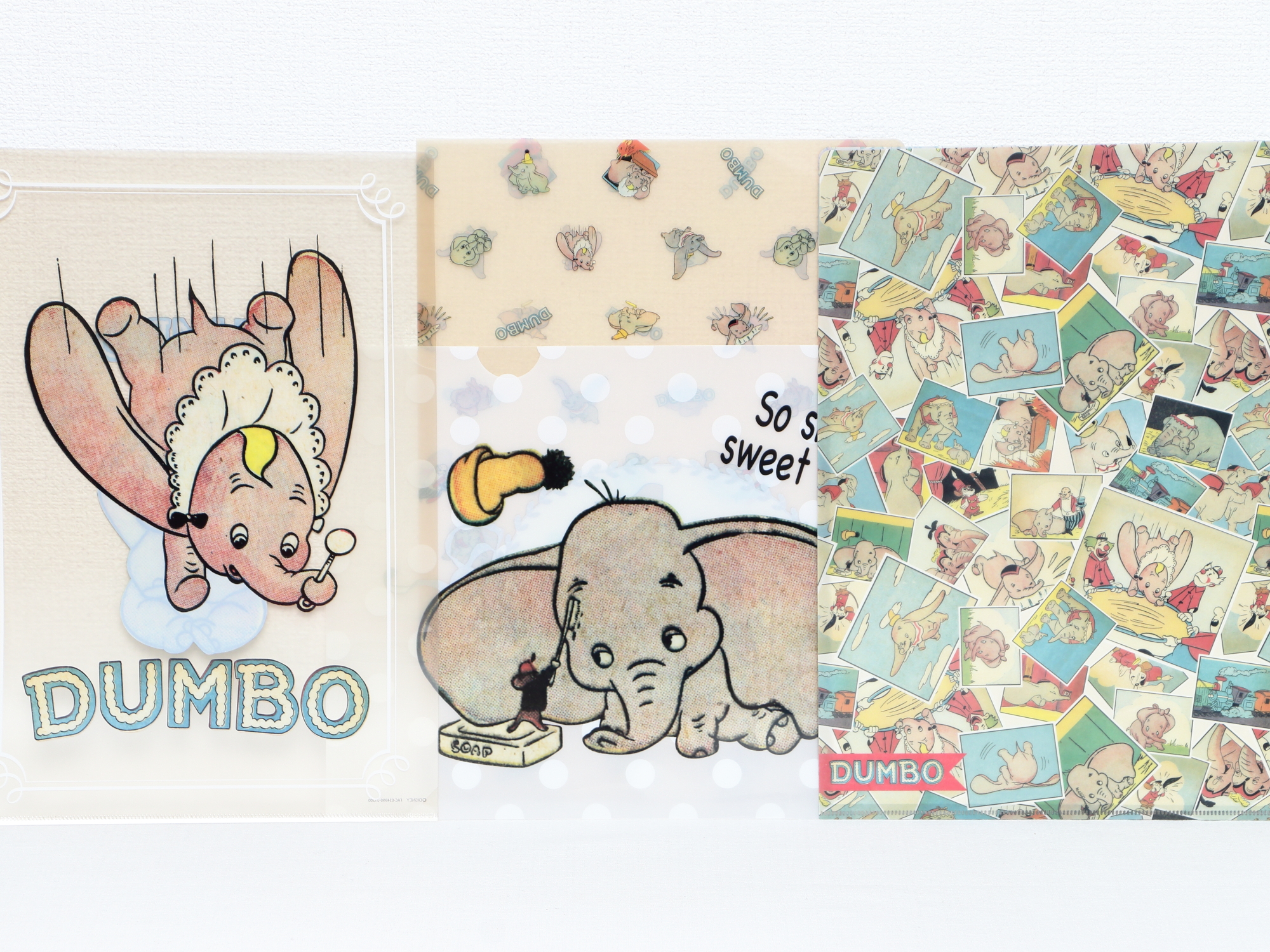 ディズニーストア☆ダンボ《80周年》「ダンボ クリアファイル DUMBO