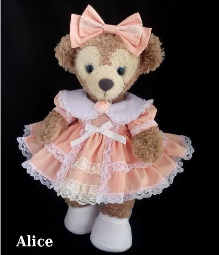 ダッフィーとシェリーメイのコスチューム「2段ドレス」: ダッフィーと