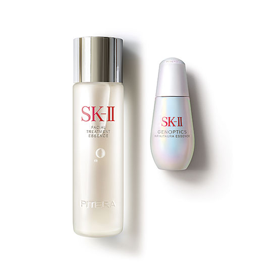 SK-II Facial Treatment Essence & Genoptics Infinitaura Essence Set