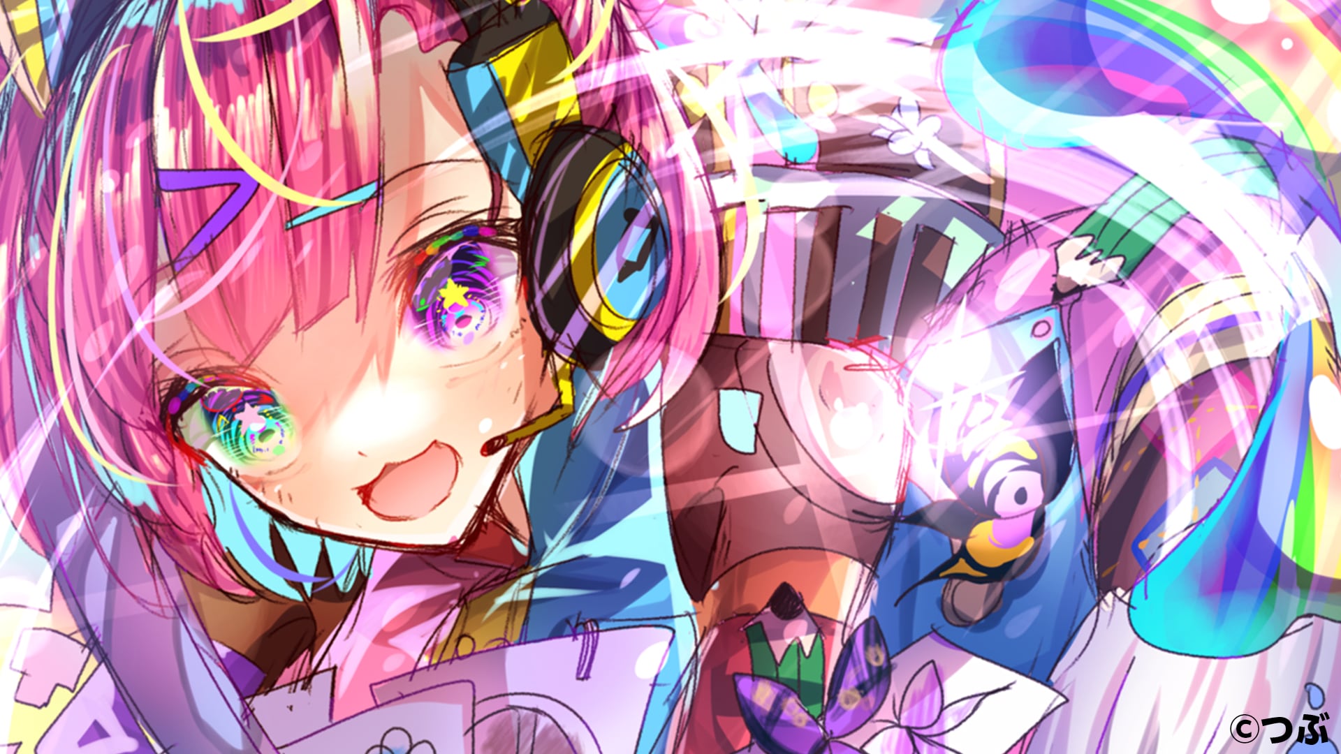 カラフルポップな女の子のイラスト特集 | ART street (アート