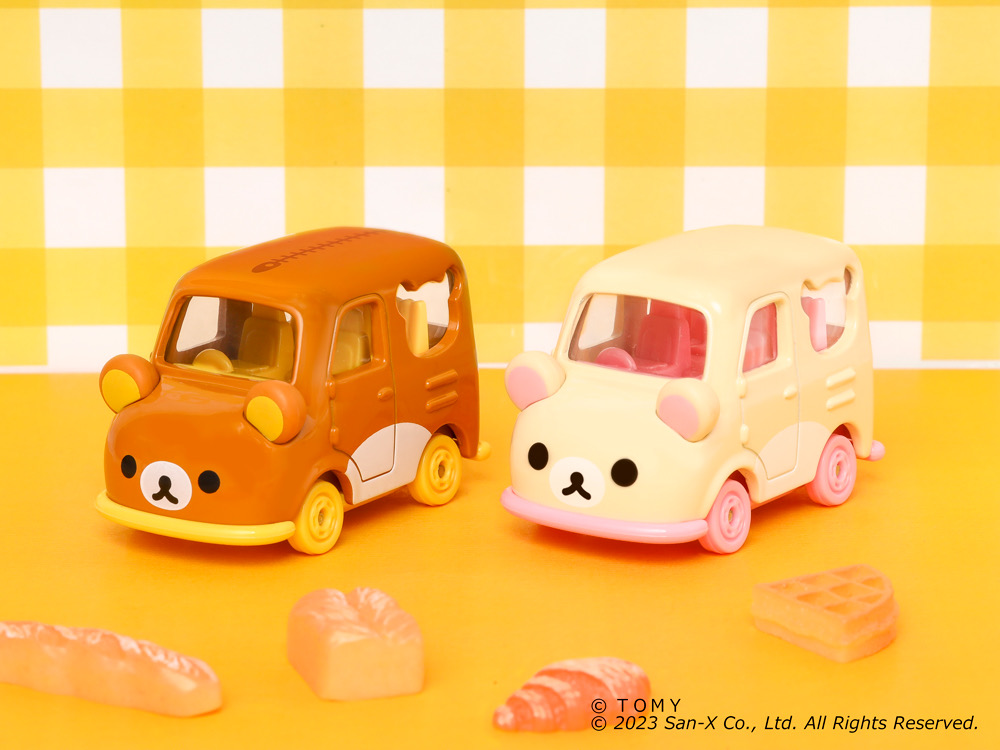 窓やリアライトもリラックマ型！タカラトミー「ドリームトミカ